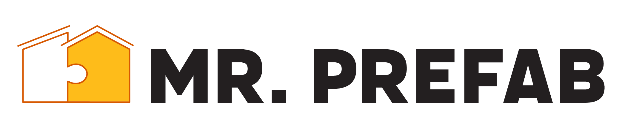 Mr Prefab Logo Horizontal Black PNG